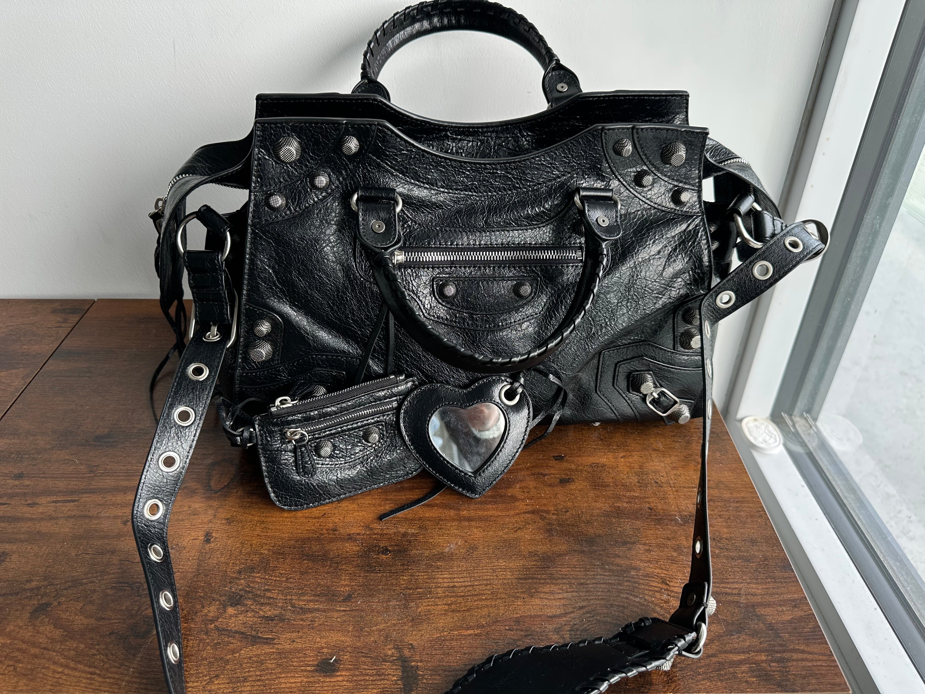 Archive leather stud bag - Private property 