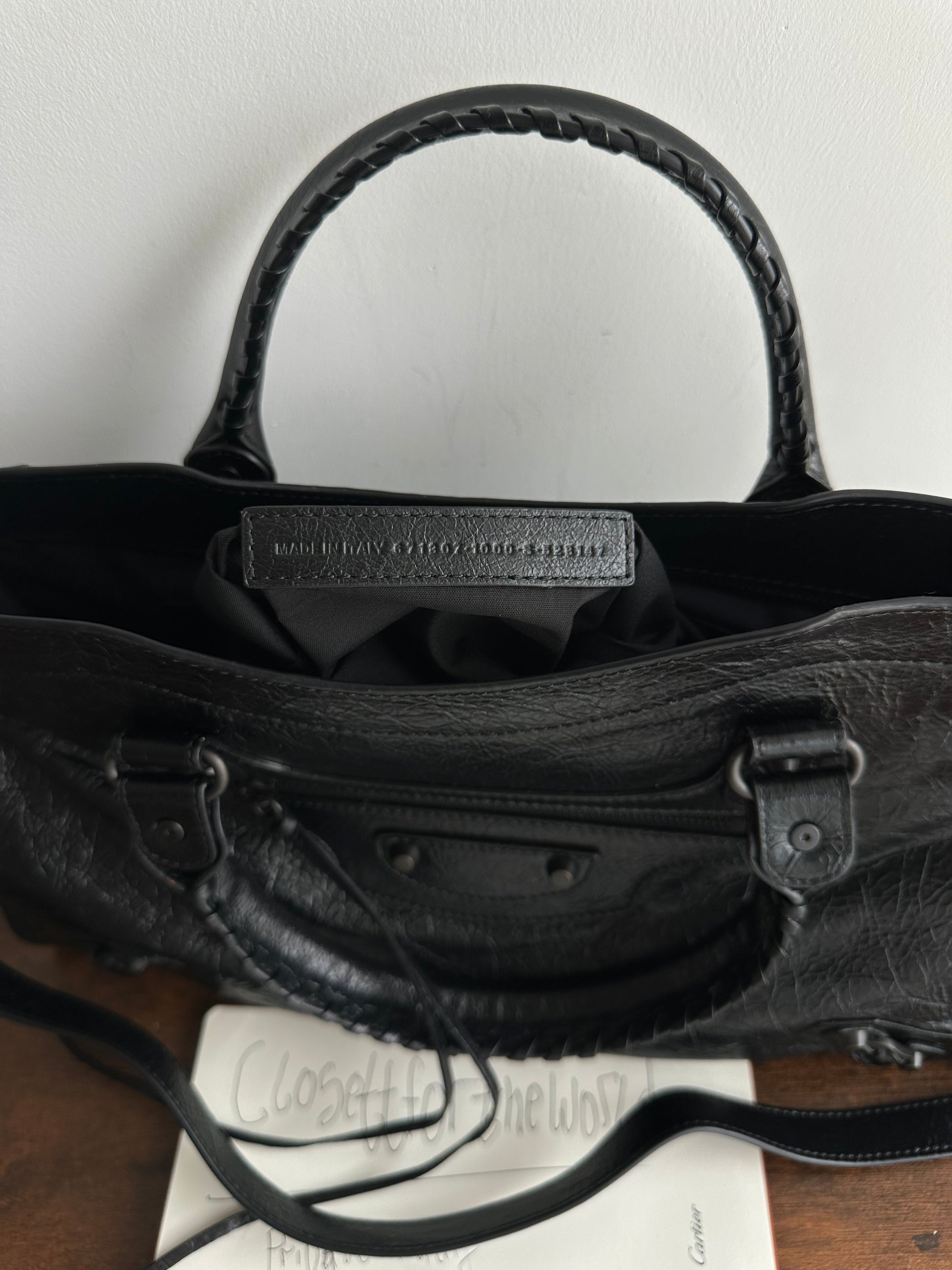 Balenciaga city leather stud bag - Private property 
