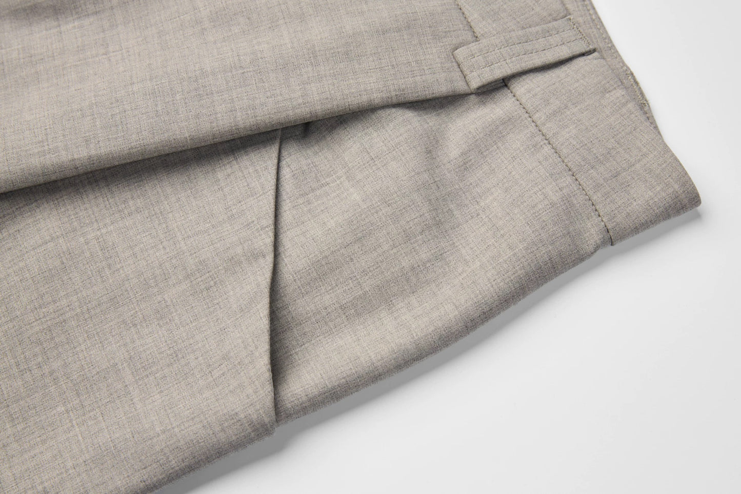 Modern Tailored Wide-Leg Shorts Grey - Private property 