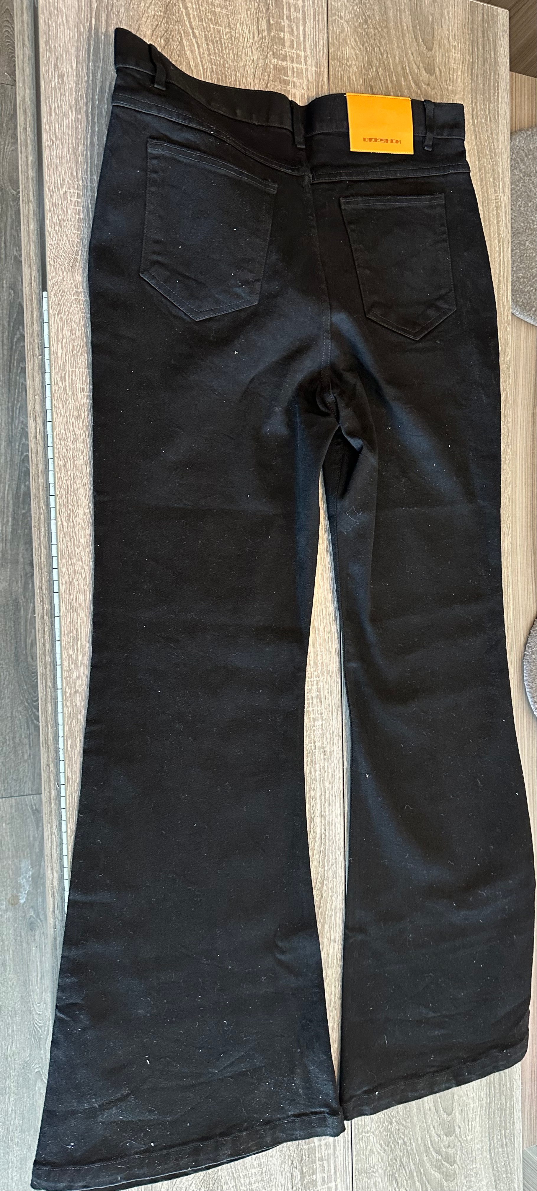 Rick Owen’s black flared jeans - Private property 