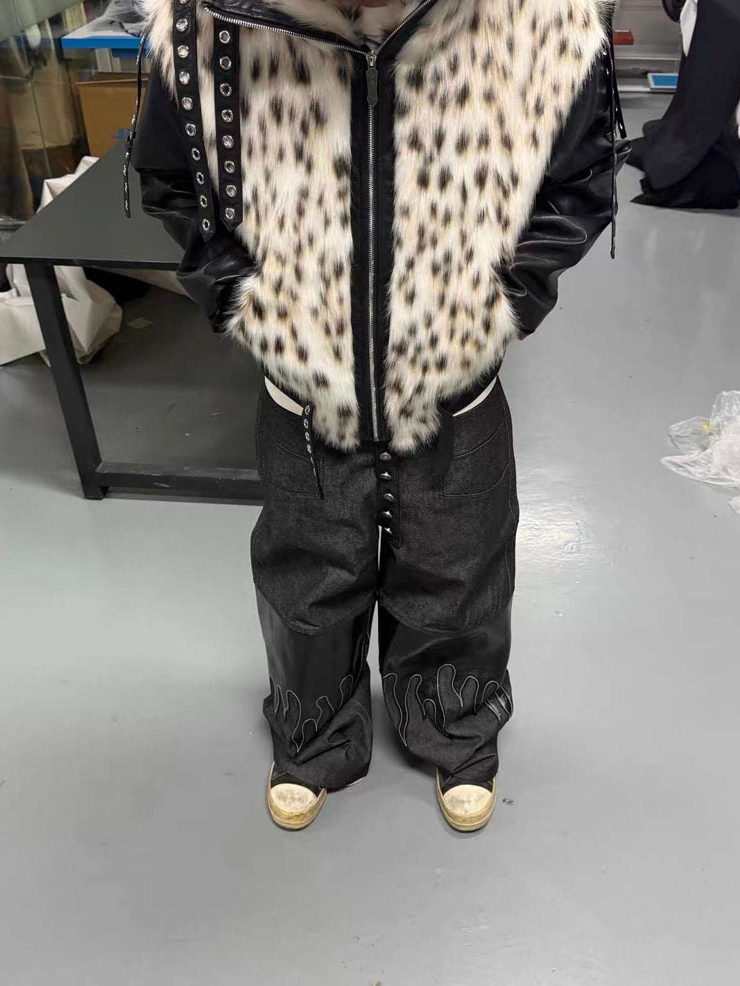 Flame Panel Trousers - Private property 