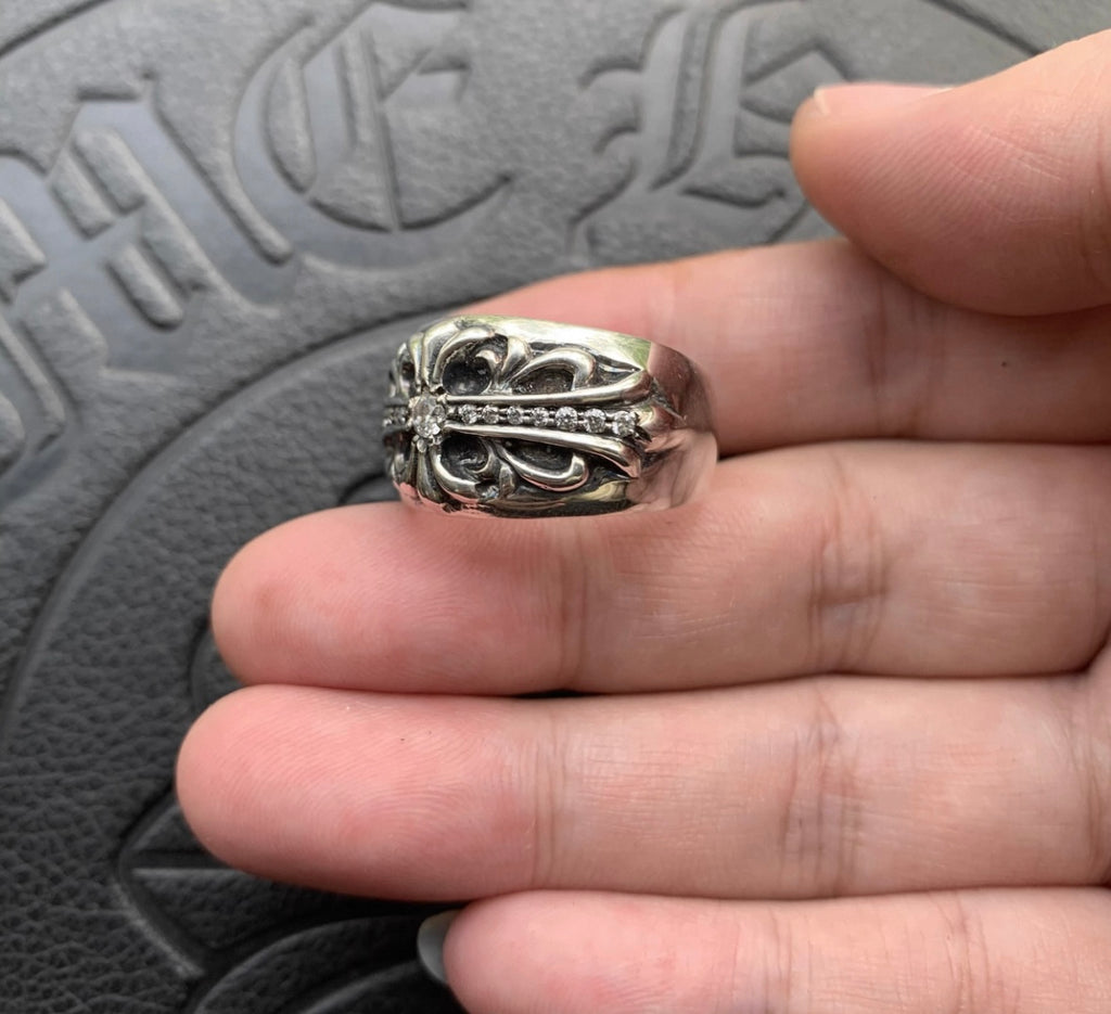 Chrome hearts rings with diamond gemstone - Private property 