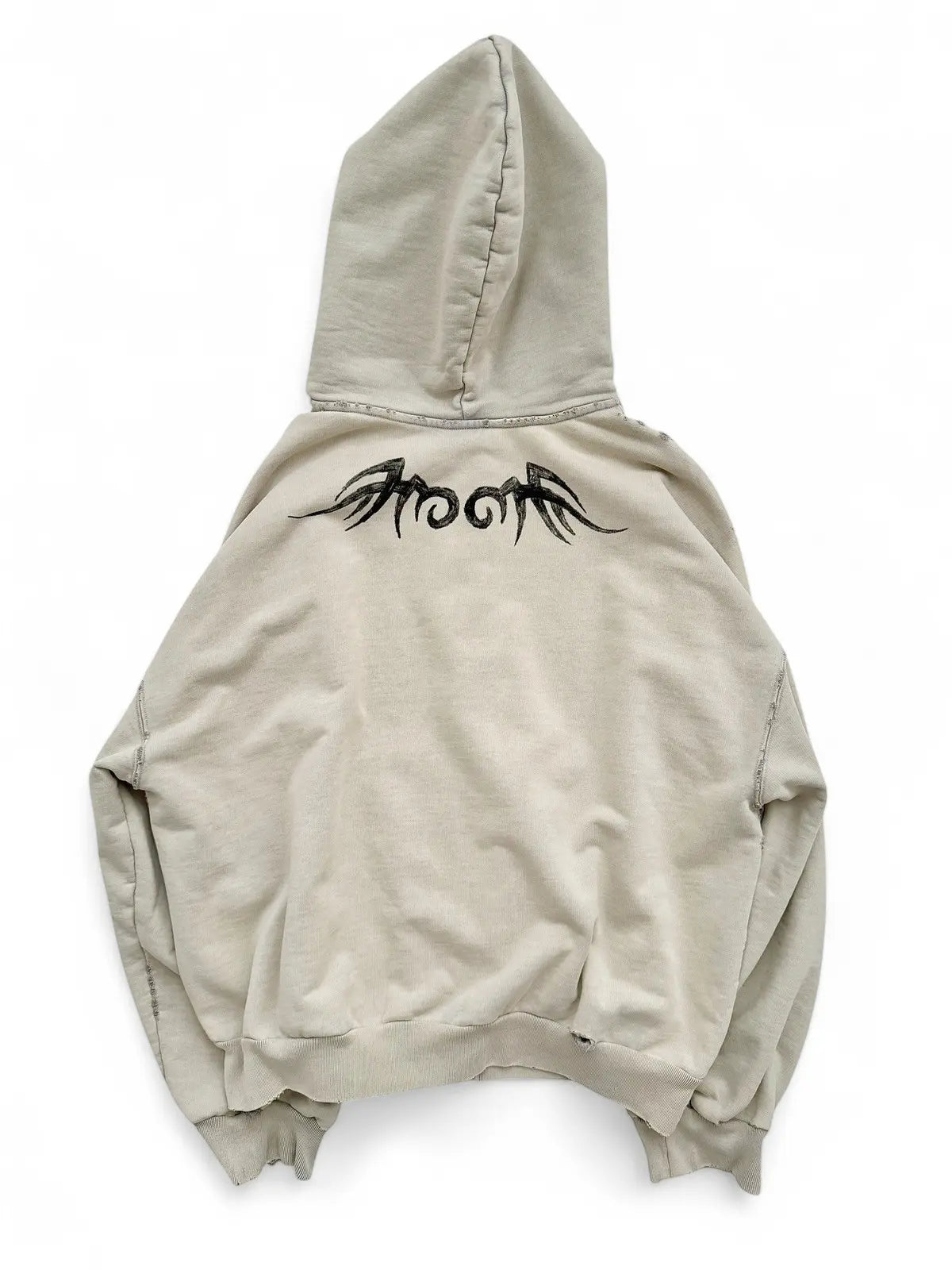 Balenciaga graffiti print zip up - Private property 