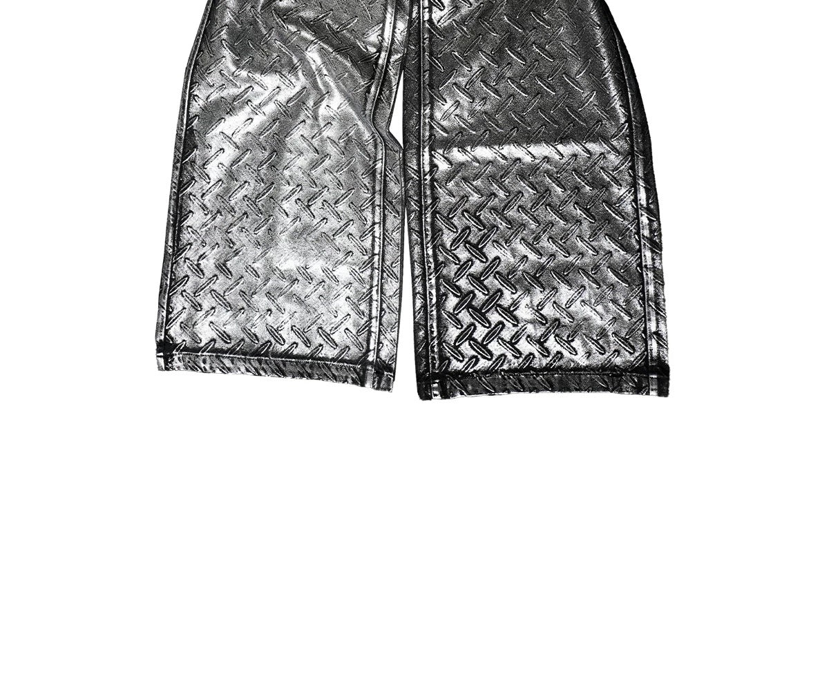 Archive Metallic Diamond Plate Pants - Private property 