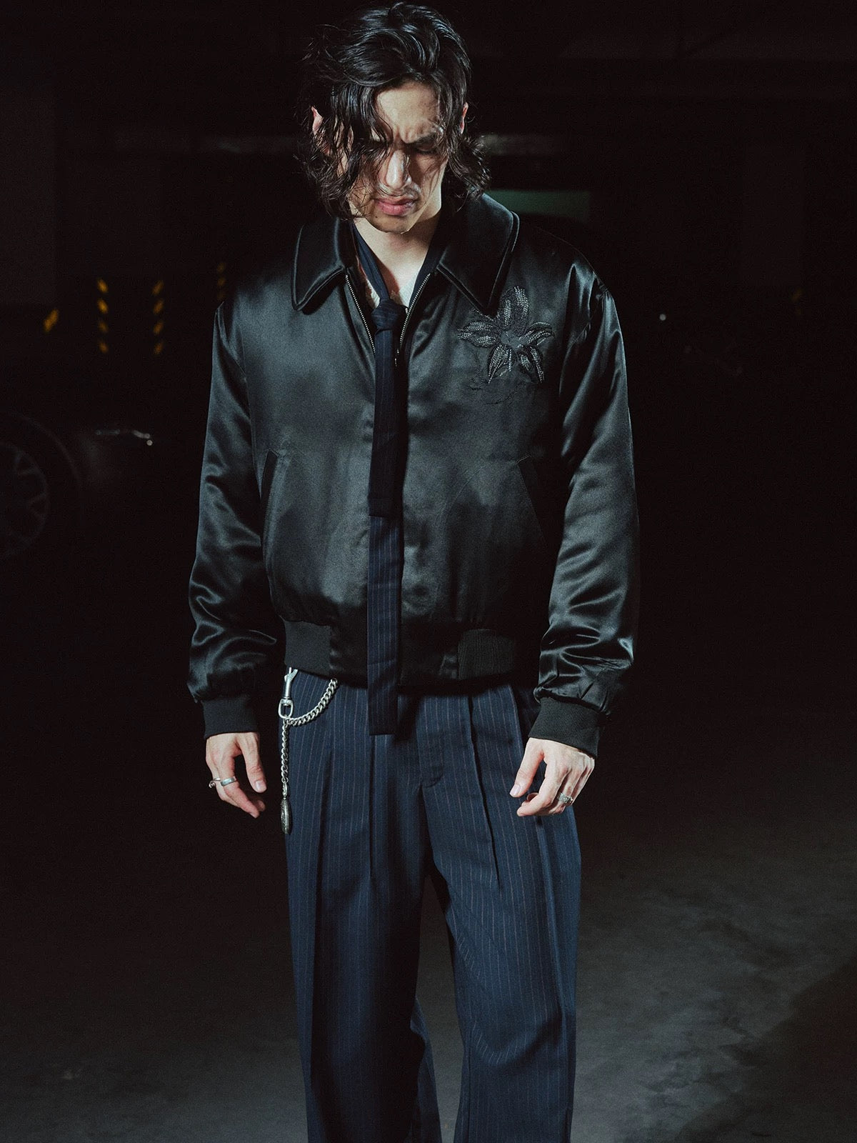 Floral noir jacket - Private property 