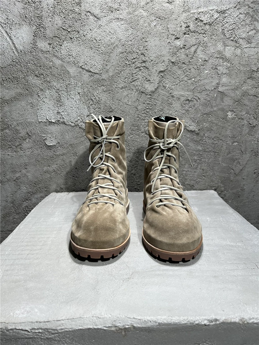 Archive 424 suede boots - Private property 