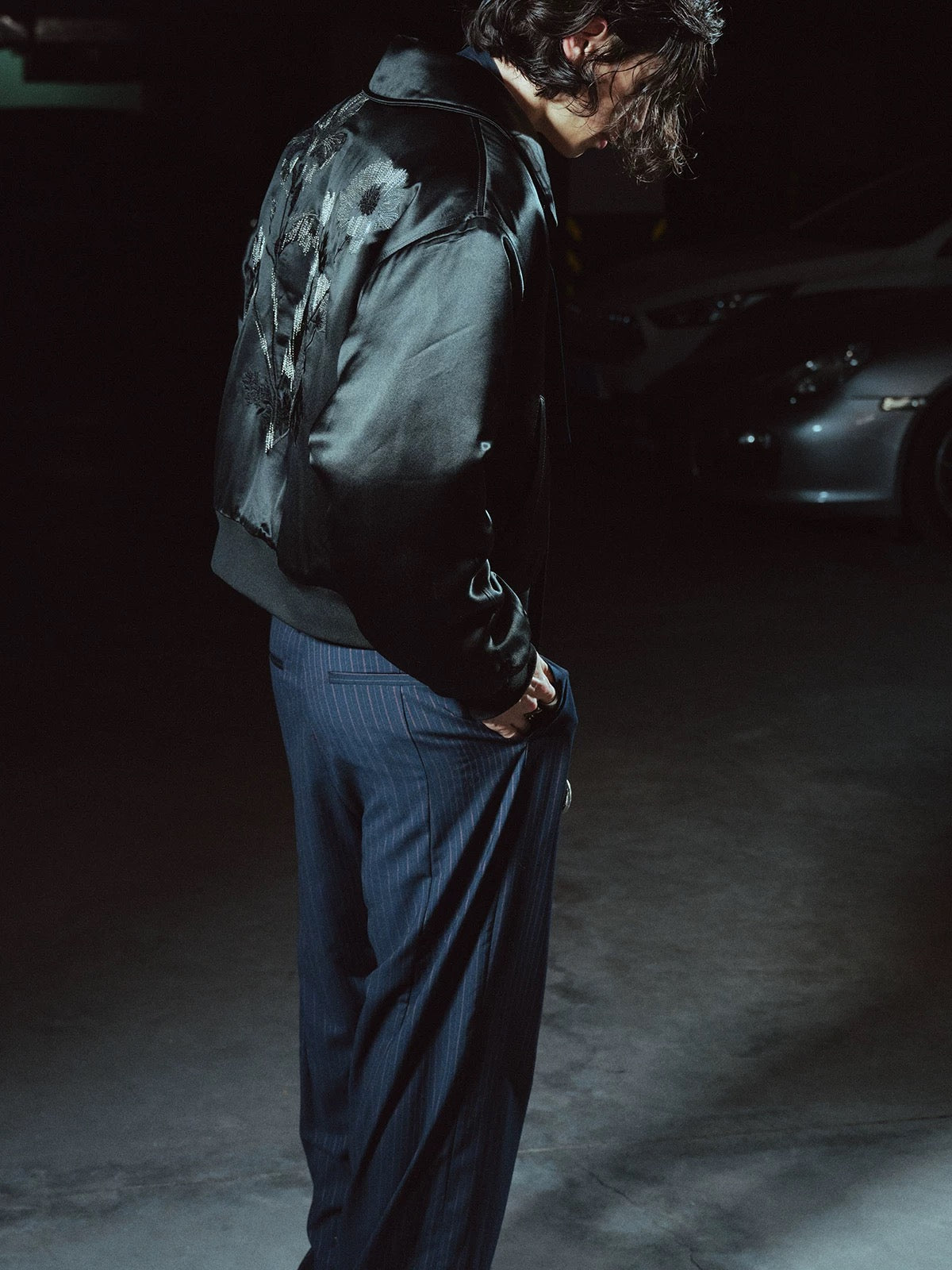 Floral noir jacket - Private property 