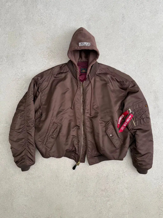 Vetements brown bomber jacket - Private property 