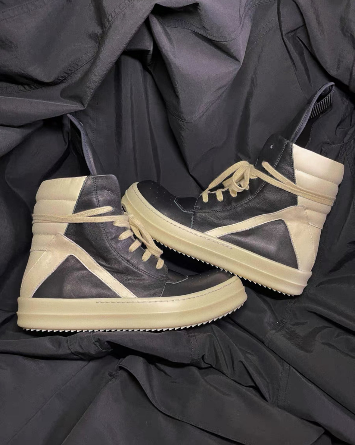 Rick Owens Hollywood Geobasket Sneakers - Private property 
