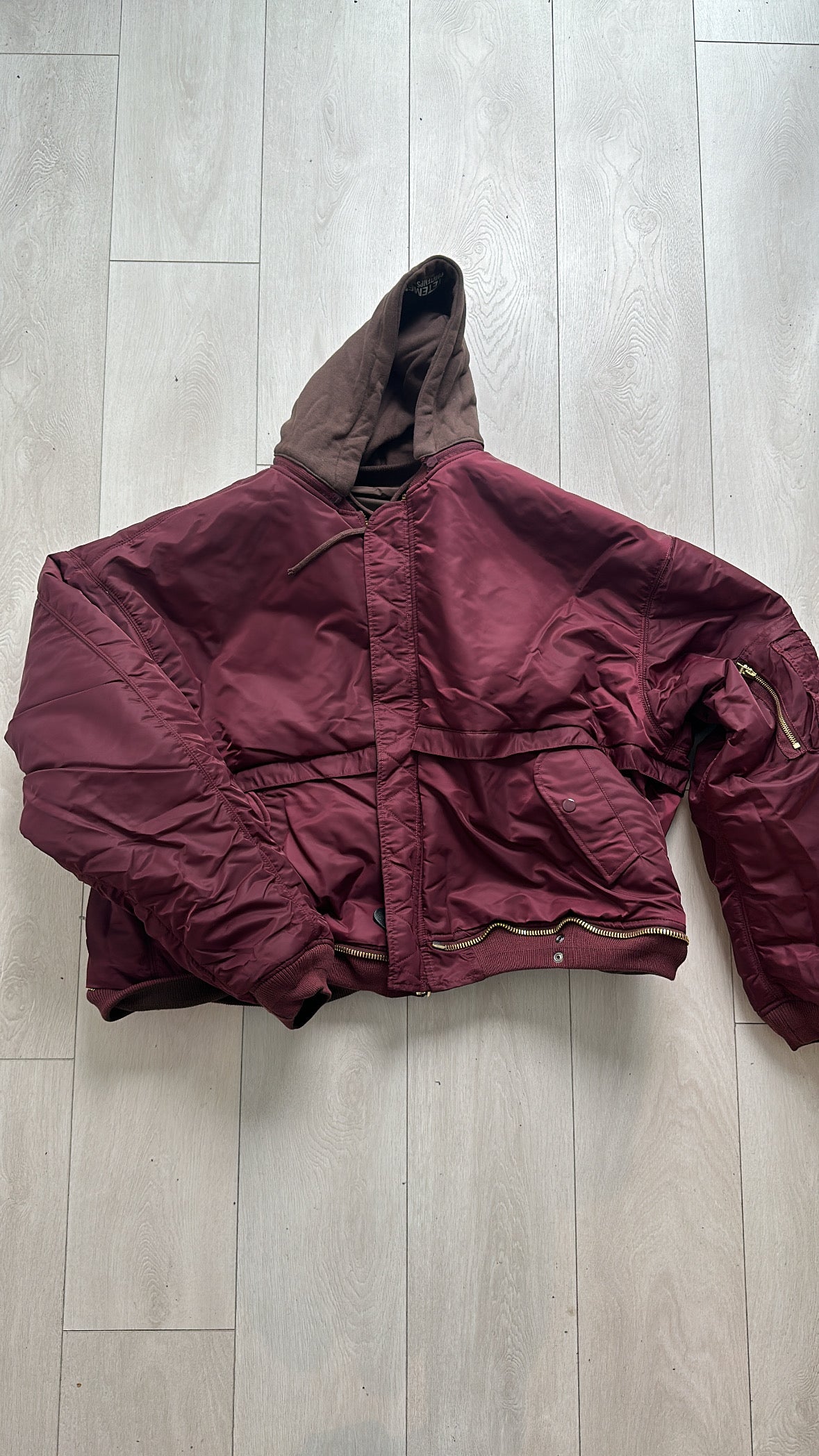Vetements brown bomber jacket - Private property 