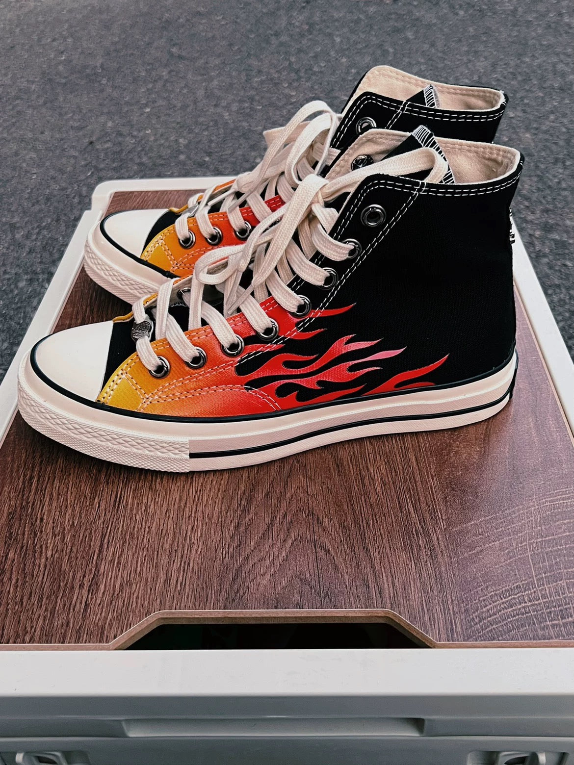 Chrome hearts flaming fire  all stars converse - Private property 
