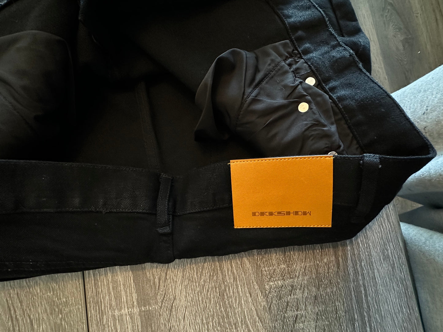Rick Owen’s black flared jeans - Private property 