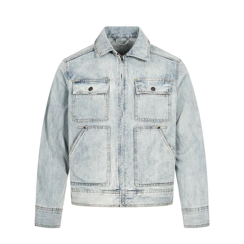 utility denim jacket - Private property 