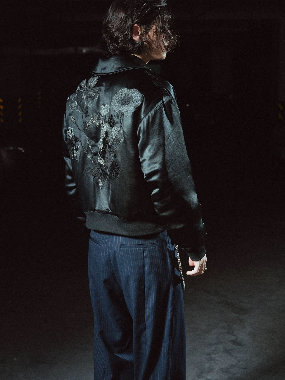 Floral noir jacket - Private property 