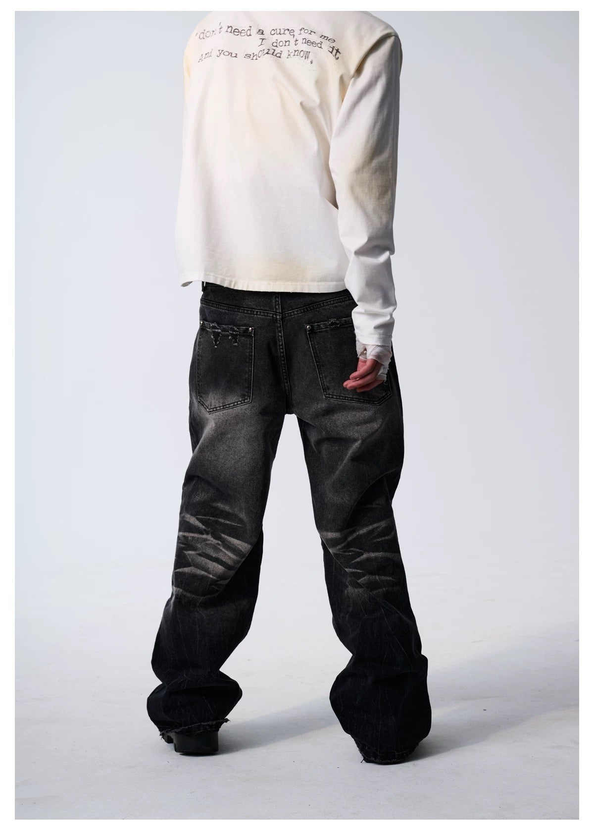 Dark washed denim - Private property 