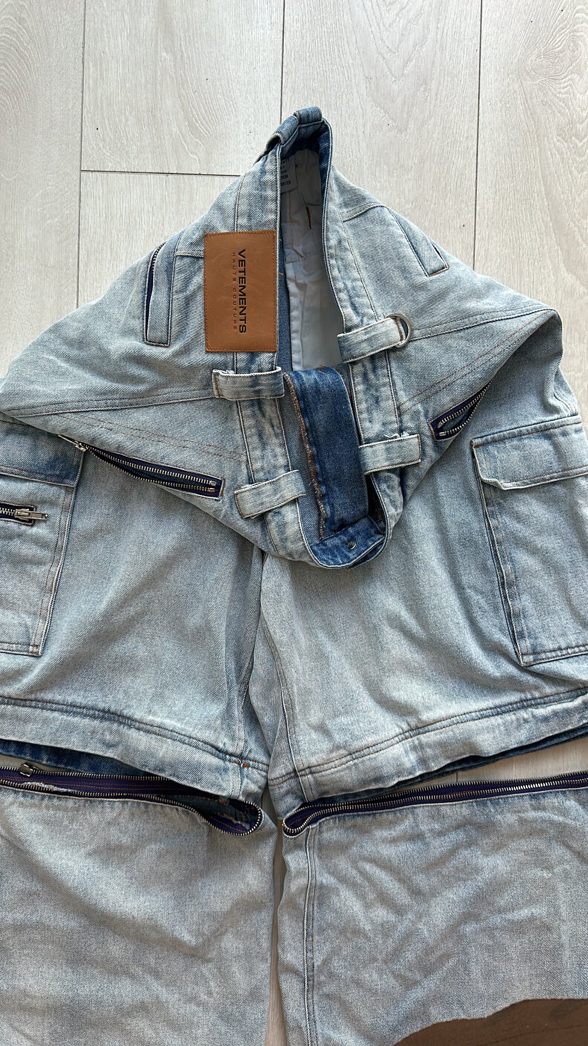 Vetements Transformer Baggy Jeans - Private property 