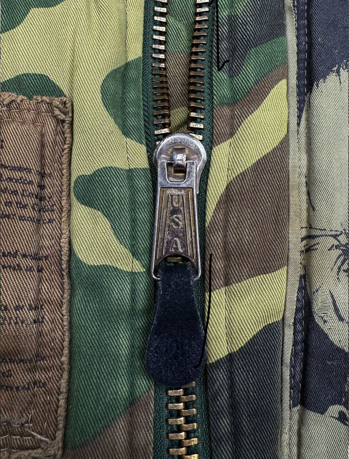 AW01 Raf Simons Riot Riot Camouflage
Patched Bomber Jacket - Private property 