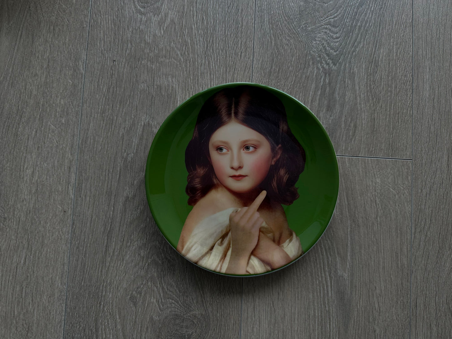 Vintage jun takahashi Decorative  Plate  Portrait Wall Art - Private property 