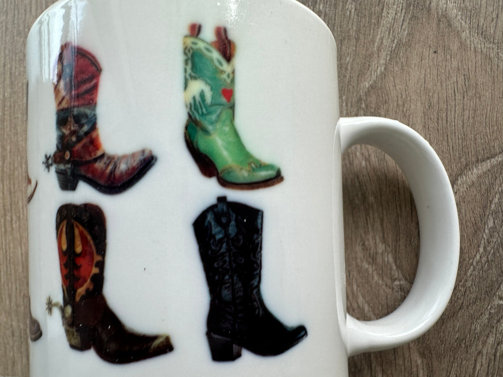 Vintage boots graph mug *limited only* - Private property 
