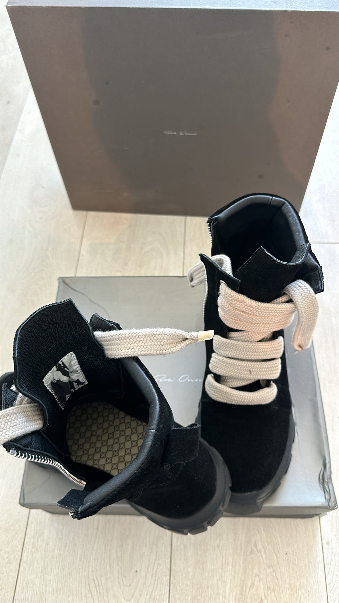 Rick Owens bozo boots - Private property 
