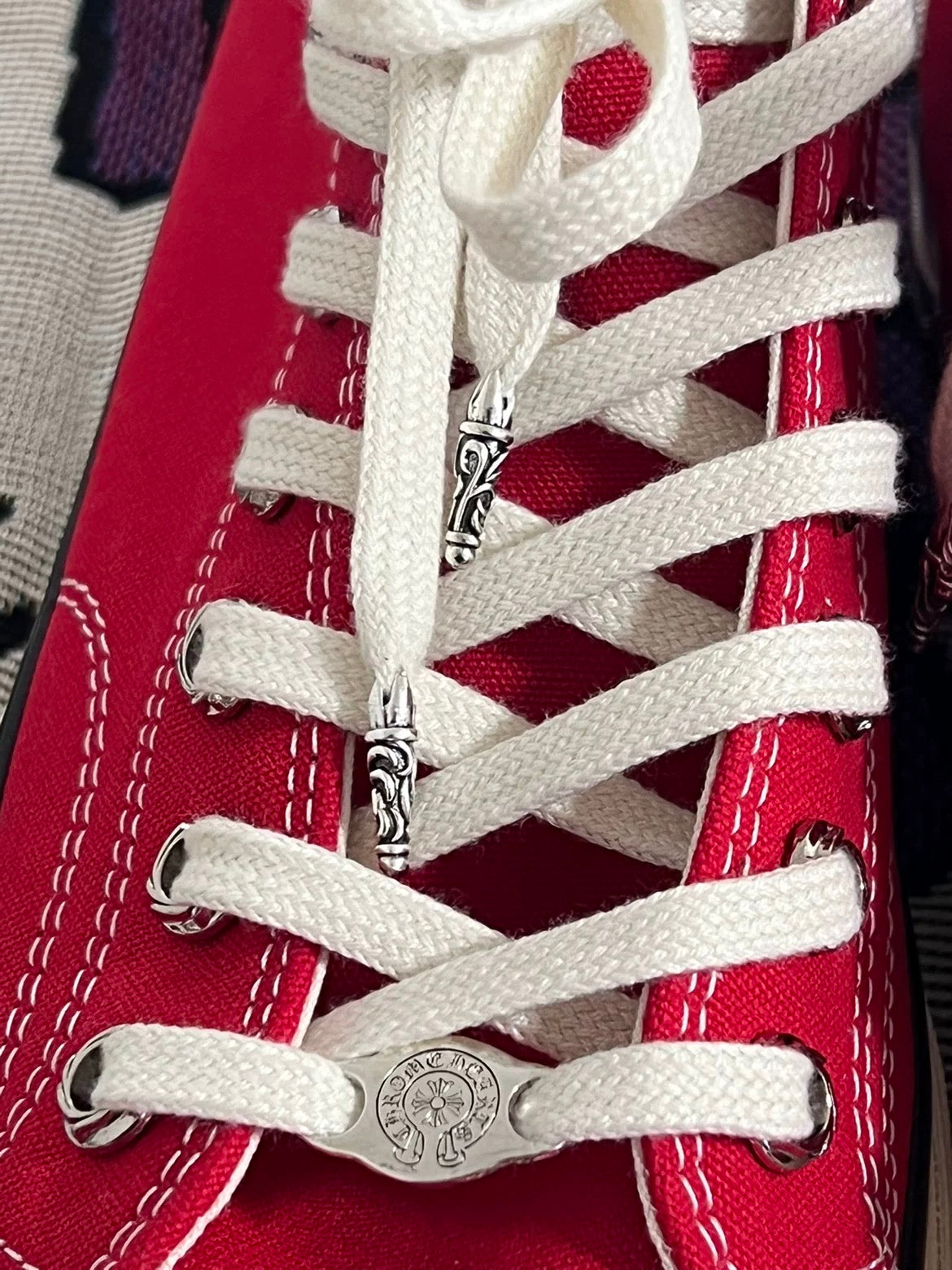 Chrome hearts red all stars converse - Private property 
