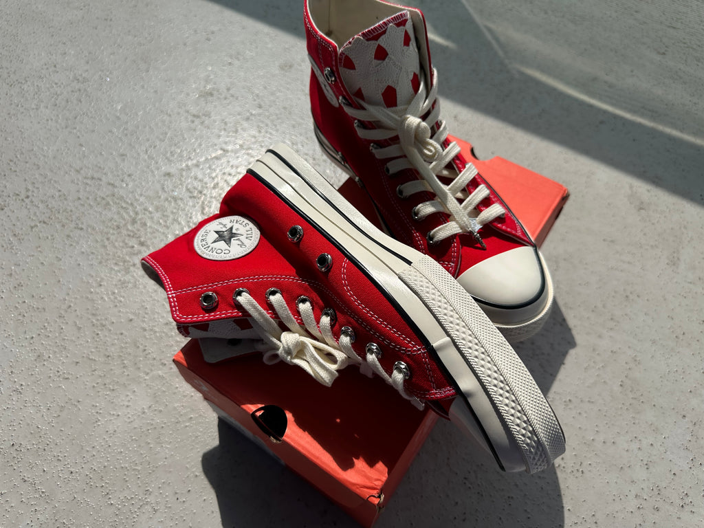 Chrome hearts red all stars converse - Private property 