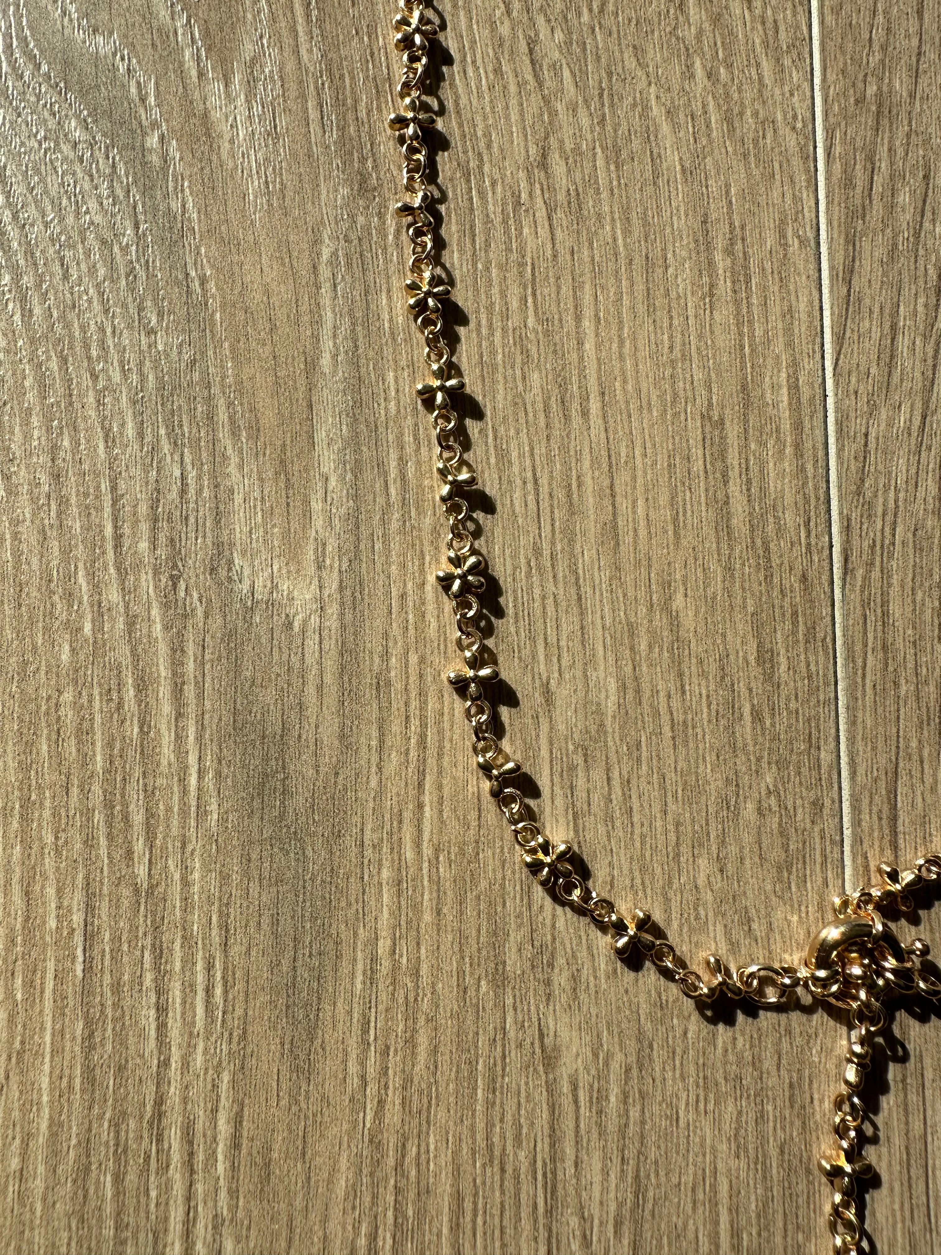 Gold cross necklace - Private property 