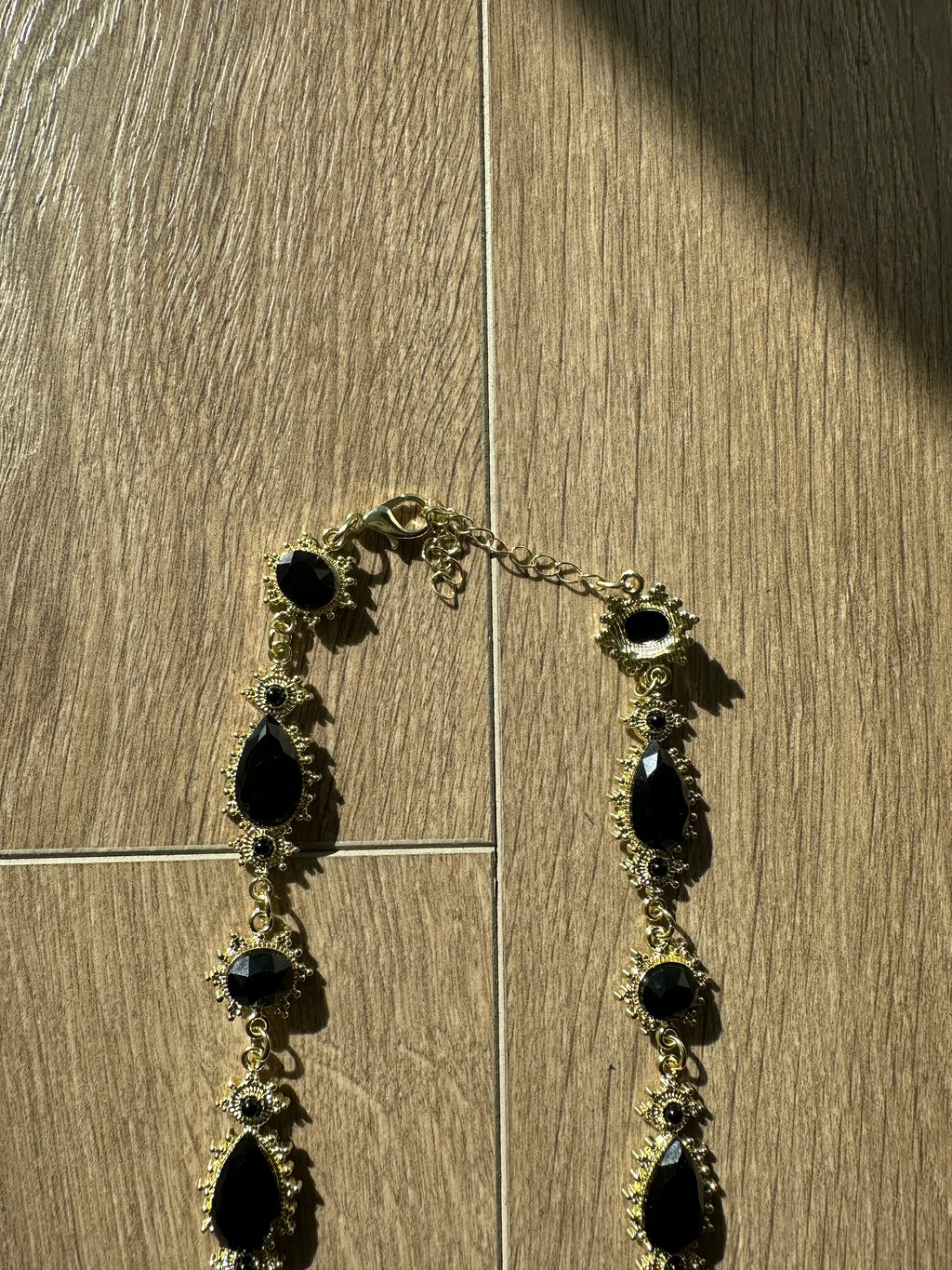 Black and gold art pendant necklace - Private property 