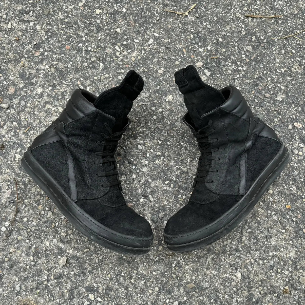 Rick Owens Hollywood Geobasket Sneakers - Private property 