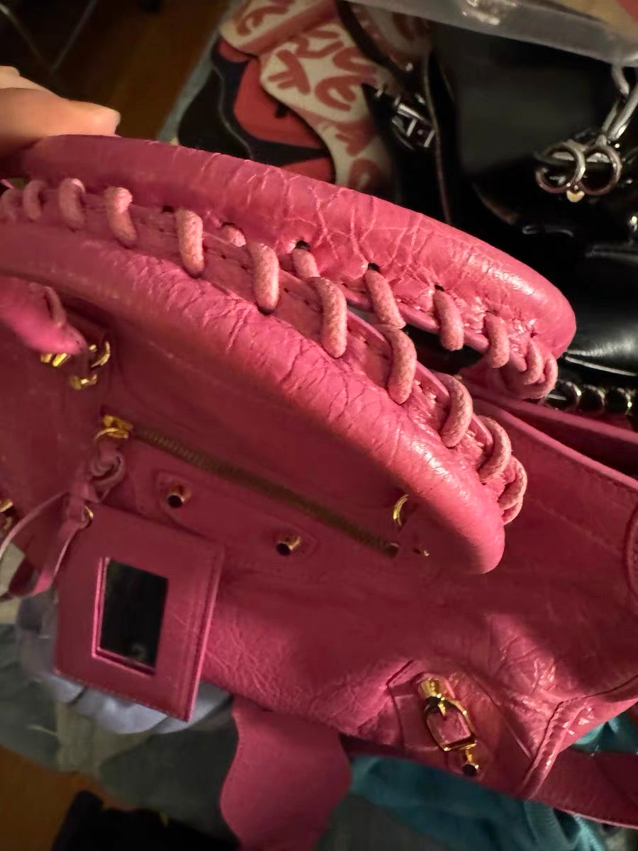 Balenciaga city leather stud bag - Private property 