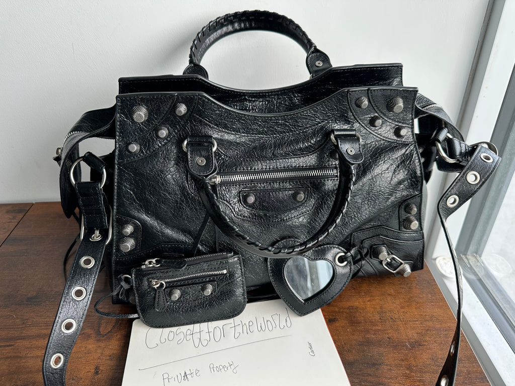 Archive leather stud bag - Private property 