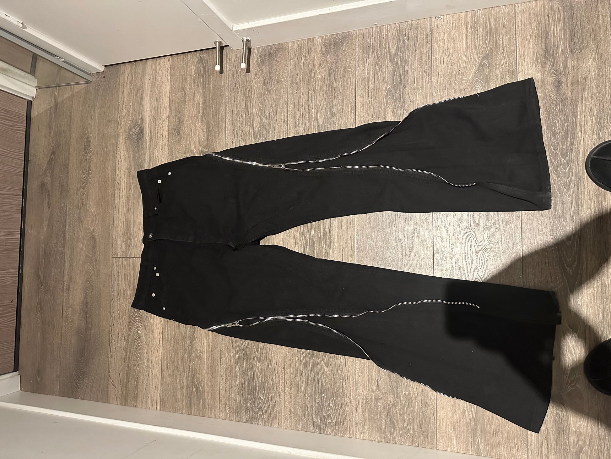 Rick Owen’s banana cut bolan jeans - Private property 