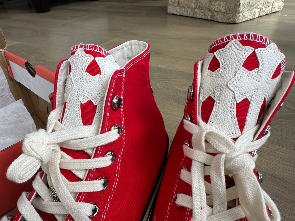 Chrome hearts red all stars converse - Private property 