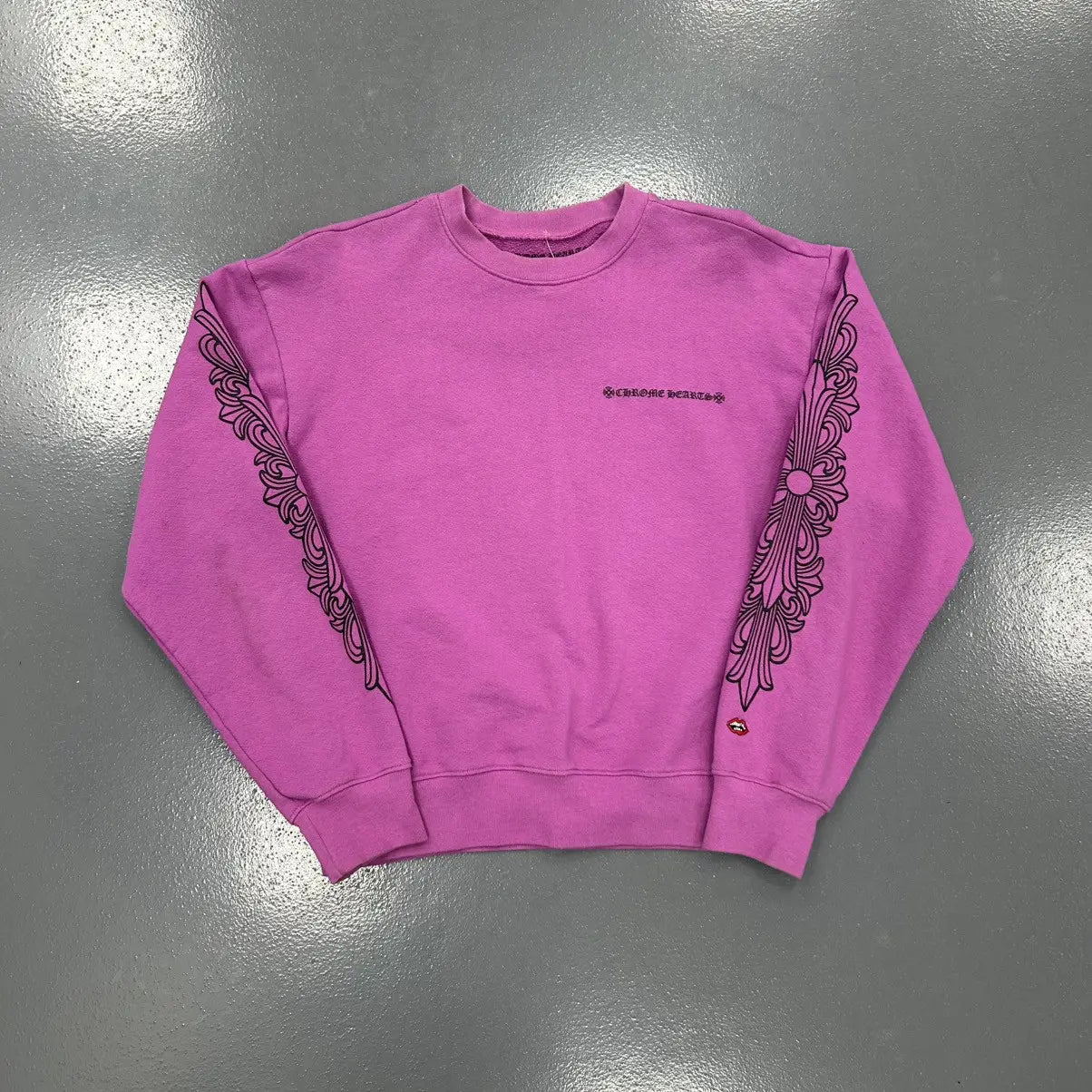 Pink chrome hearts crew neck - Private property 