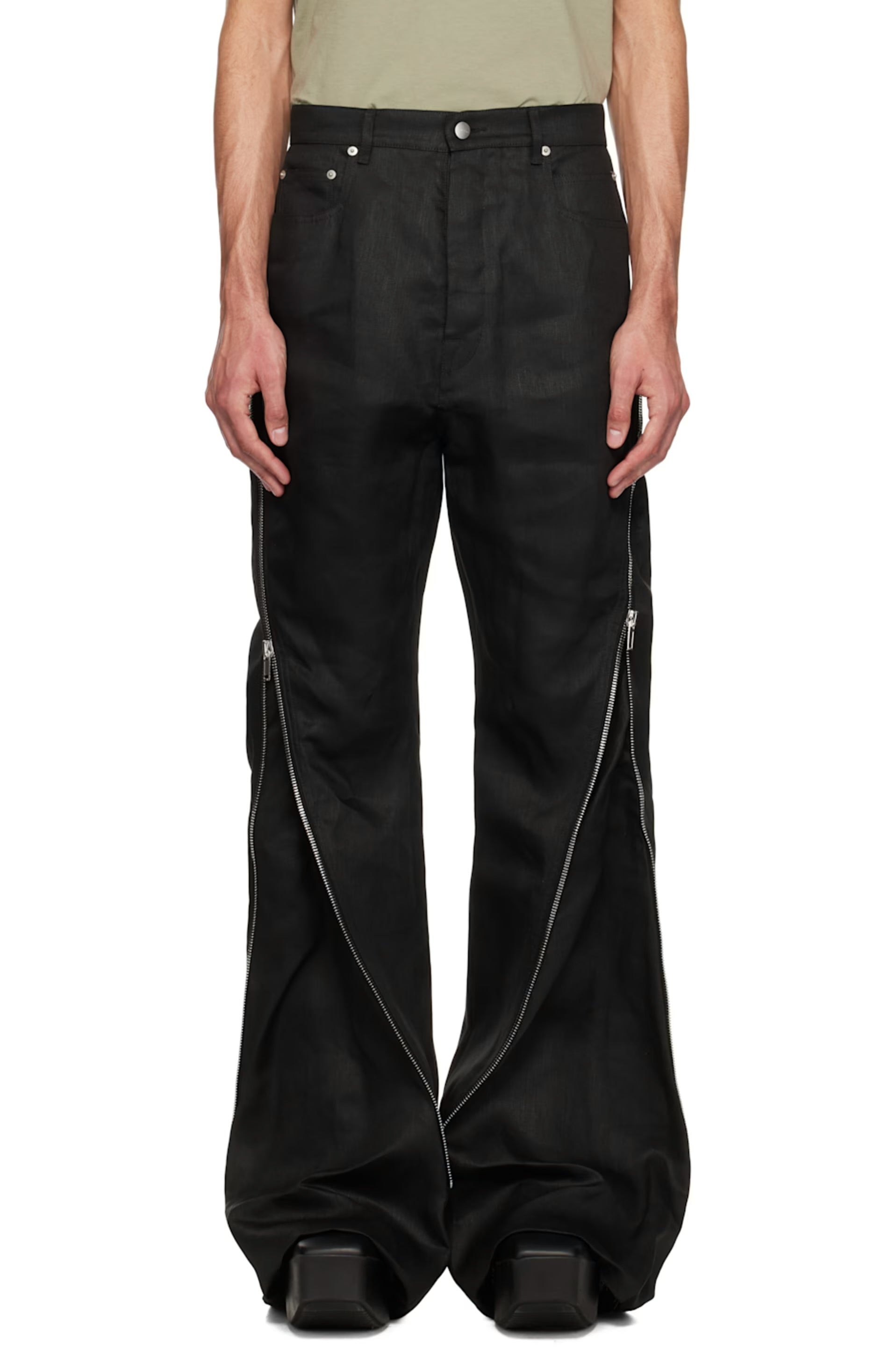 Rick Owen’s banana cut bolan jeans - Private property 
