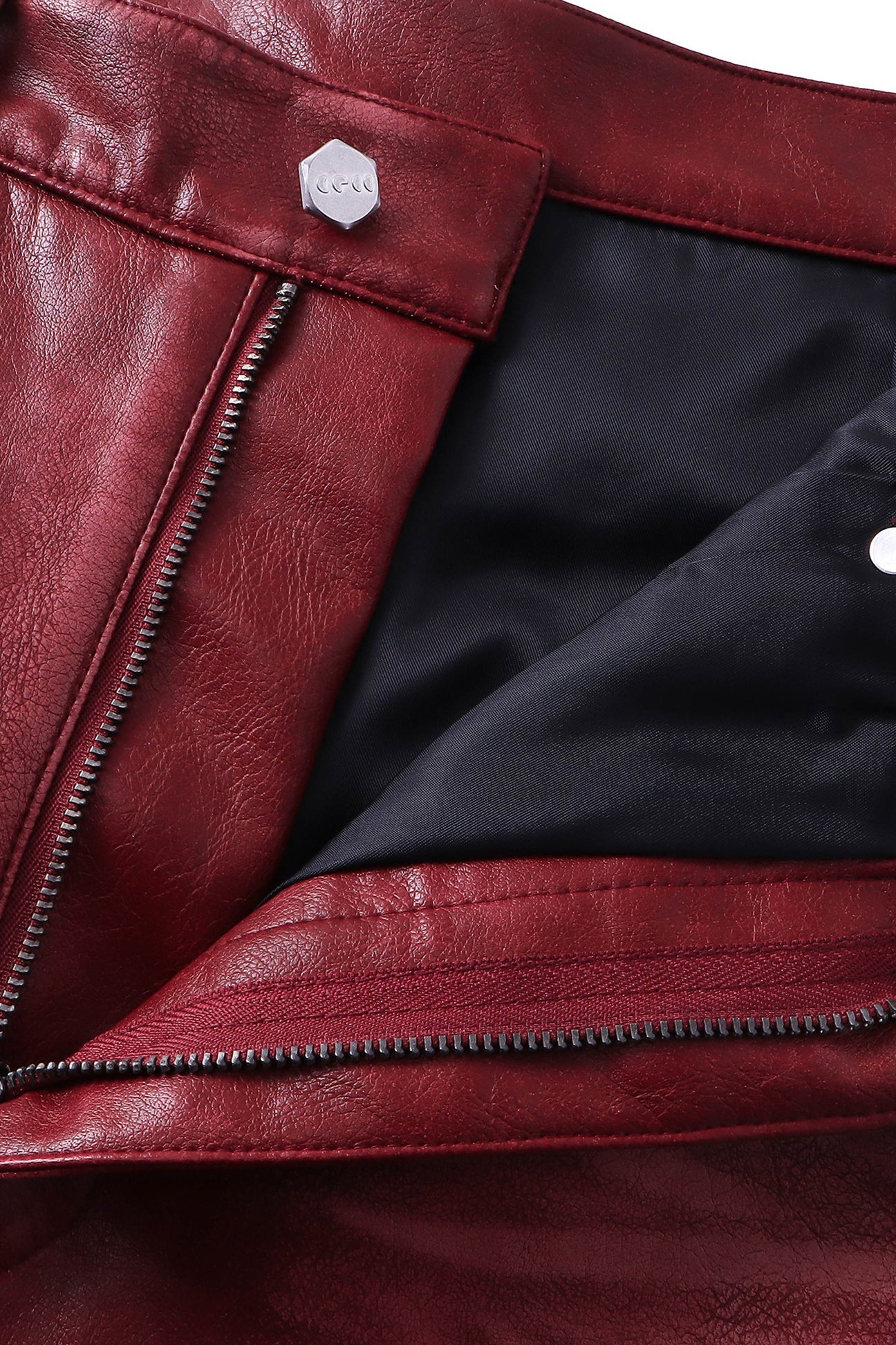 COBWEB LEATHER PANTS