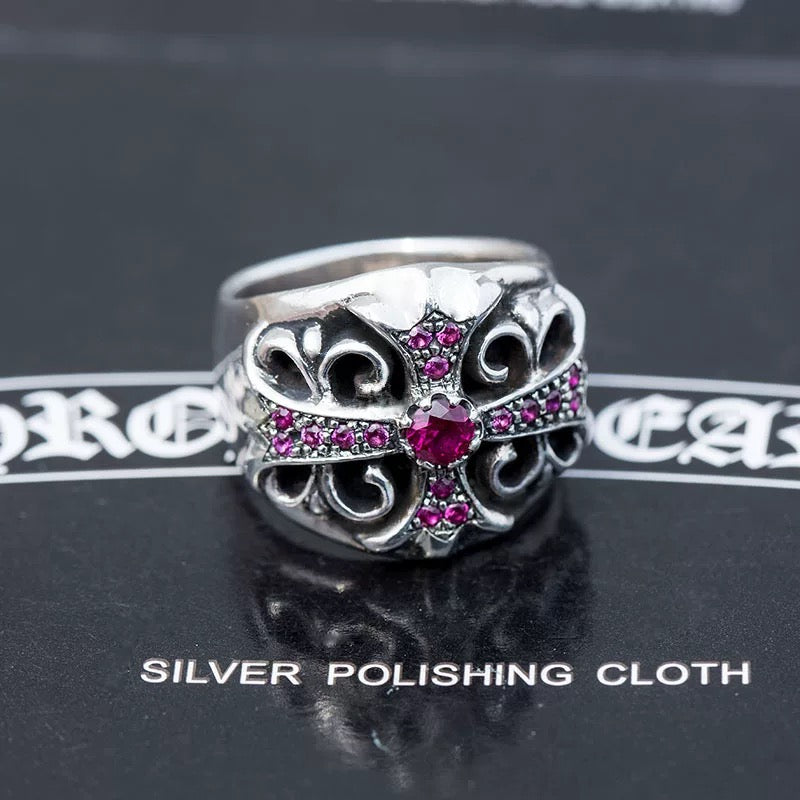 Chrome hearts rings with diamond gemstone - Private property 