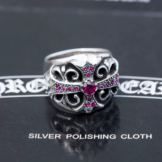 Chrome hearts rings with diamond gemstone - Private property 
