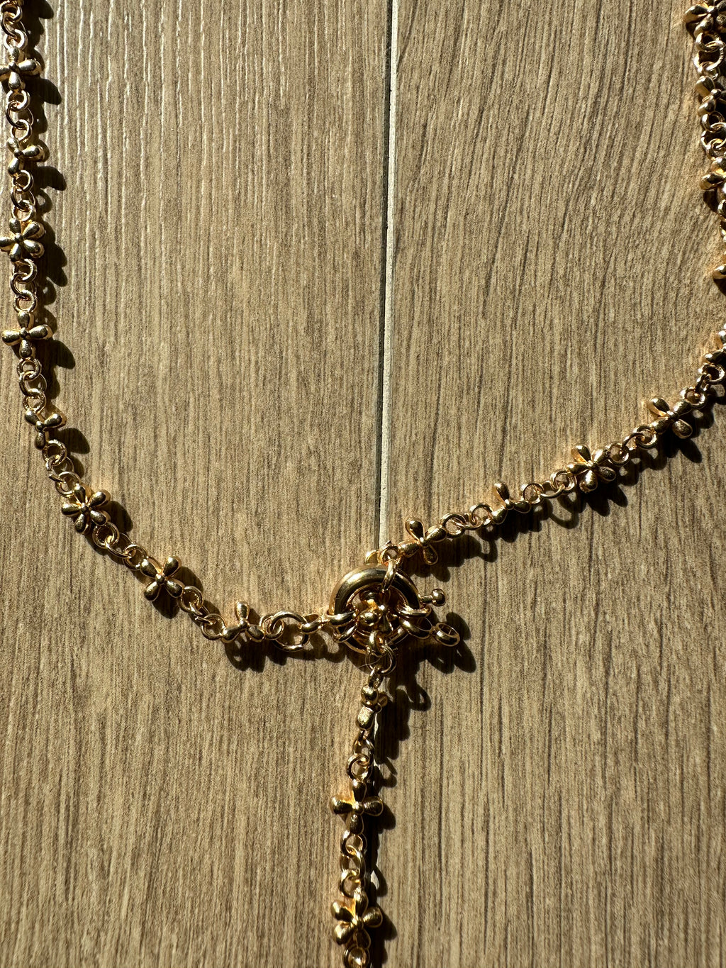 Gold cross necklace - Private property 