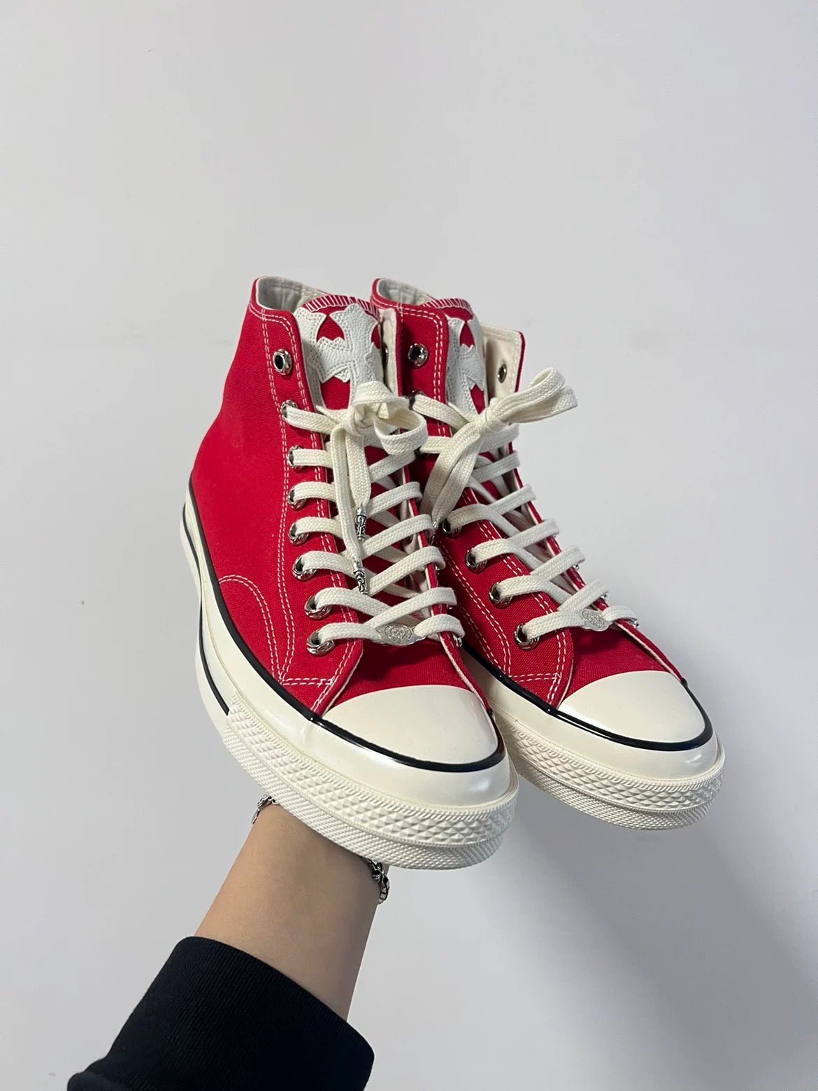 Chrome hearts red all stars converse - Private property 