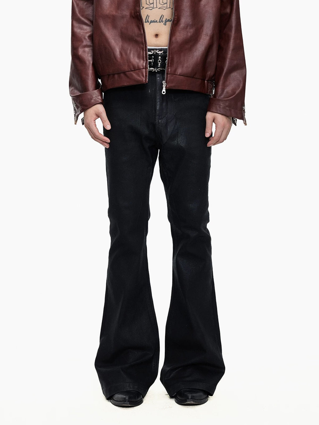 Waxed denim bootcut - Private property 