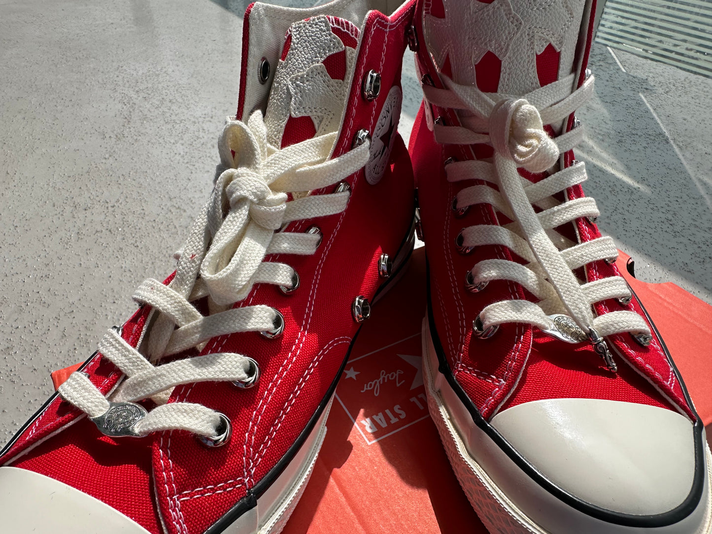 Chrome hearts red all stars converse - Private property 