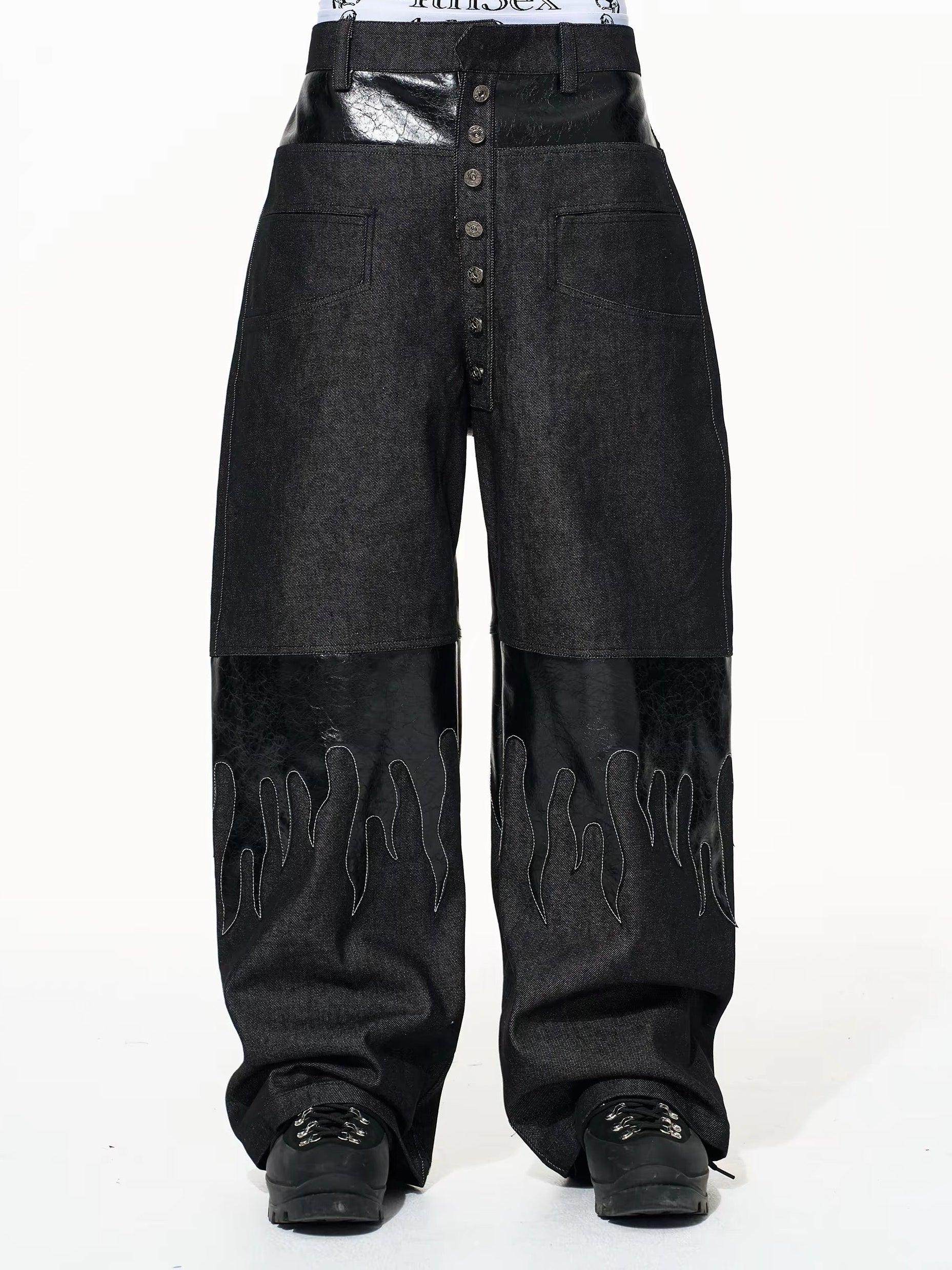 Flame Panel Trousers - Private property 
