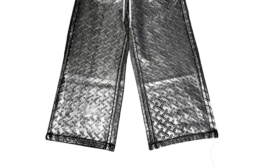 Archive Metallic Diamond Plate Pants - Private property 