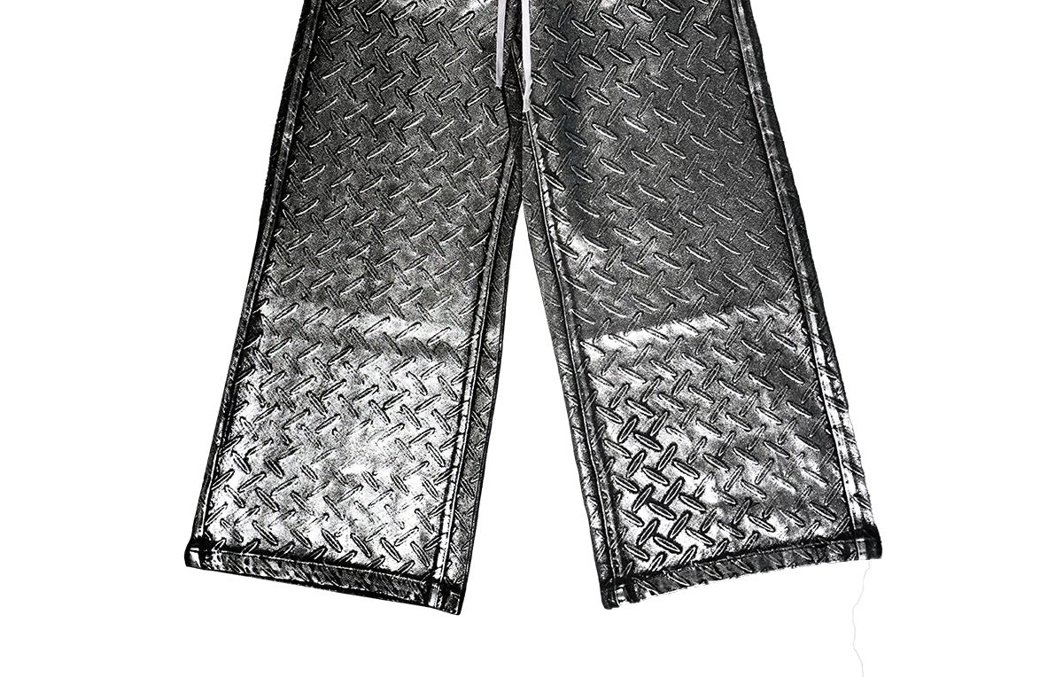 Archive Metallic Diamond Plate Pants - Private property 