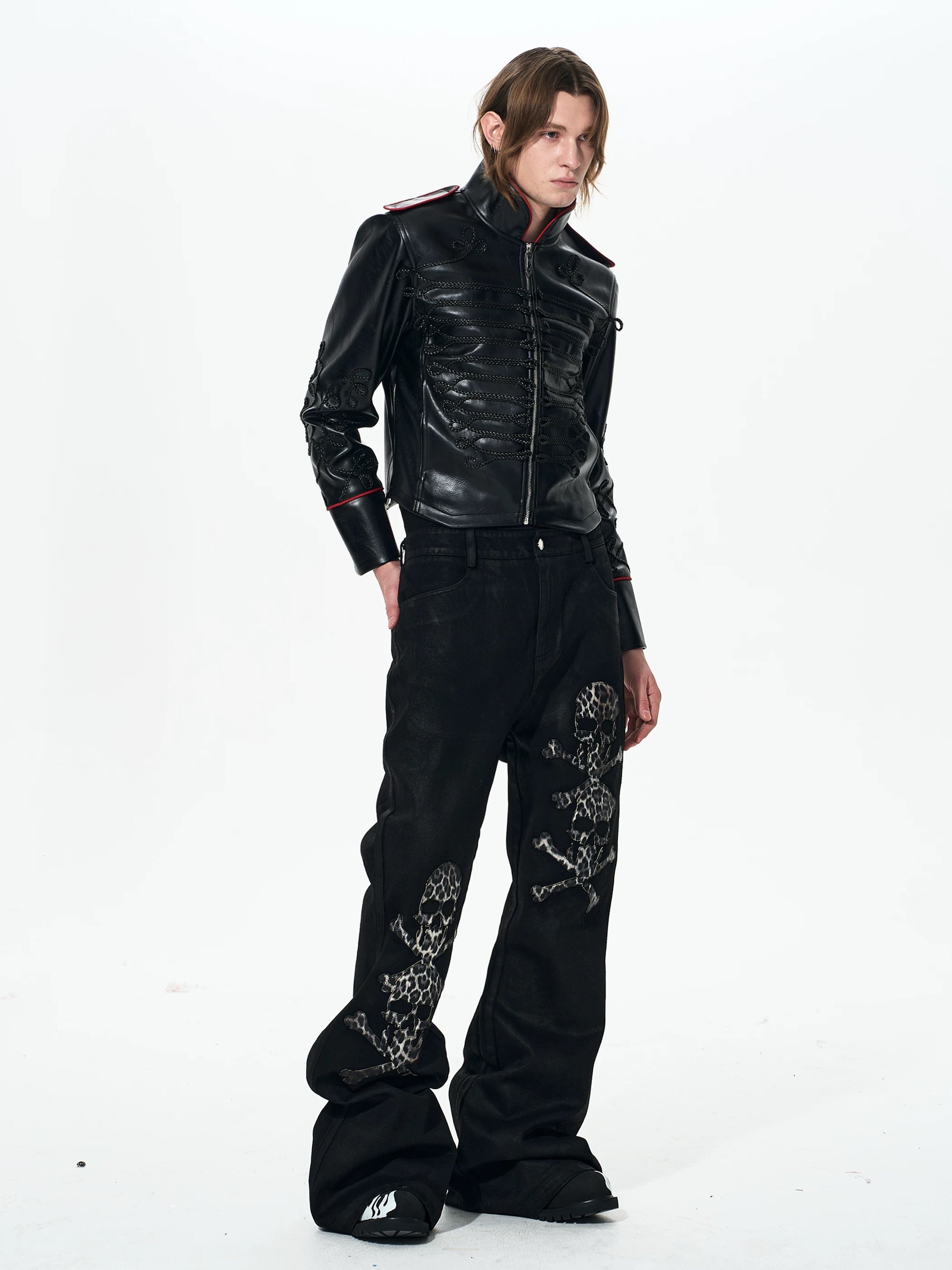 Leather double Jacket - Private property 