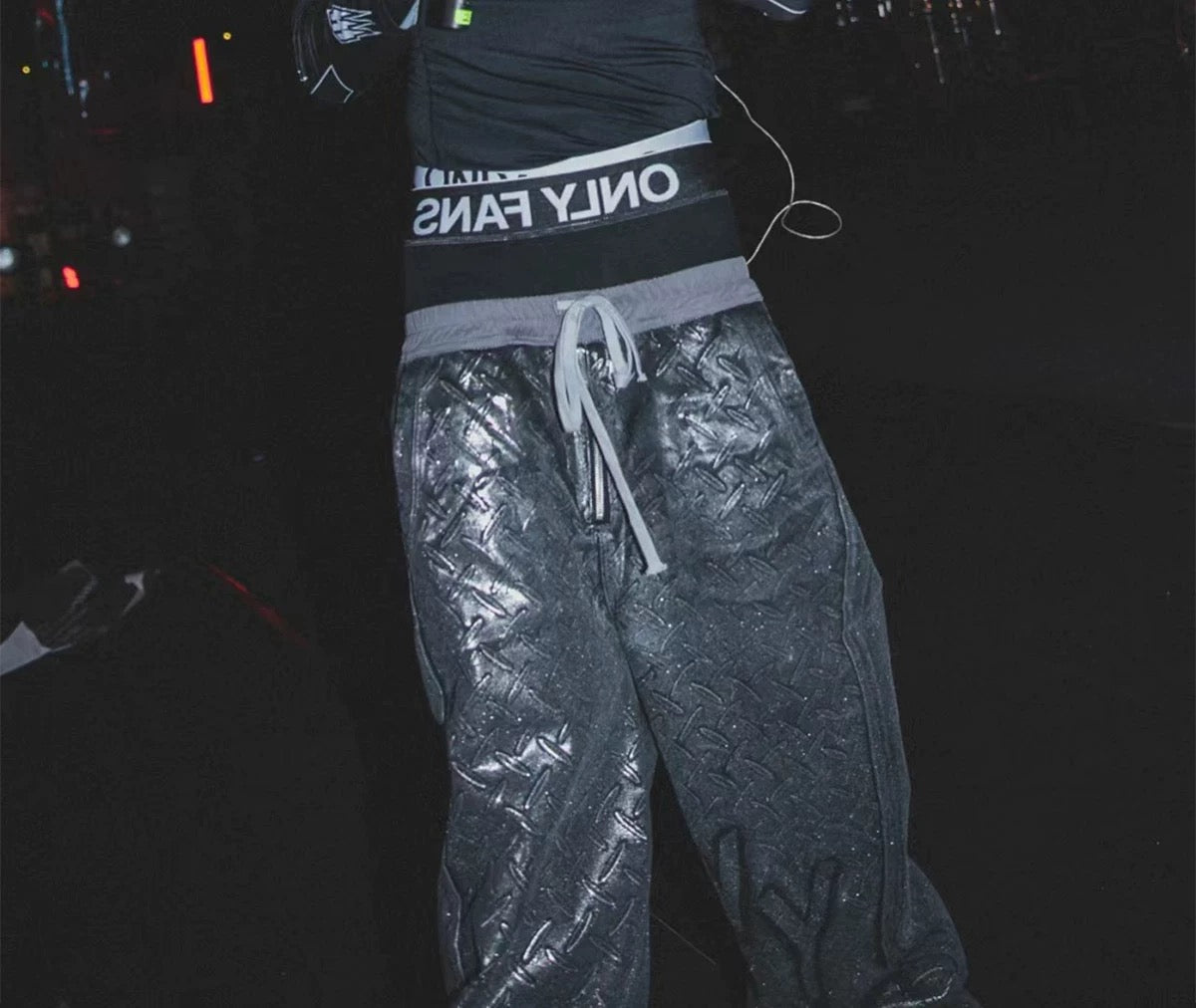 Archive Metallic Diamond Plate Pants - Private property 