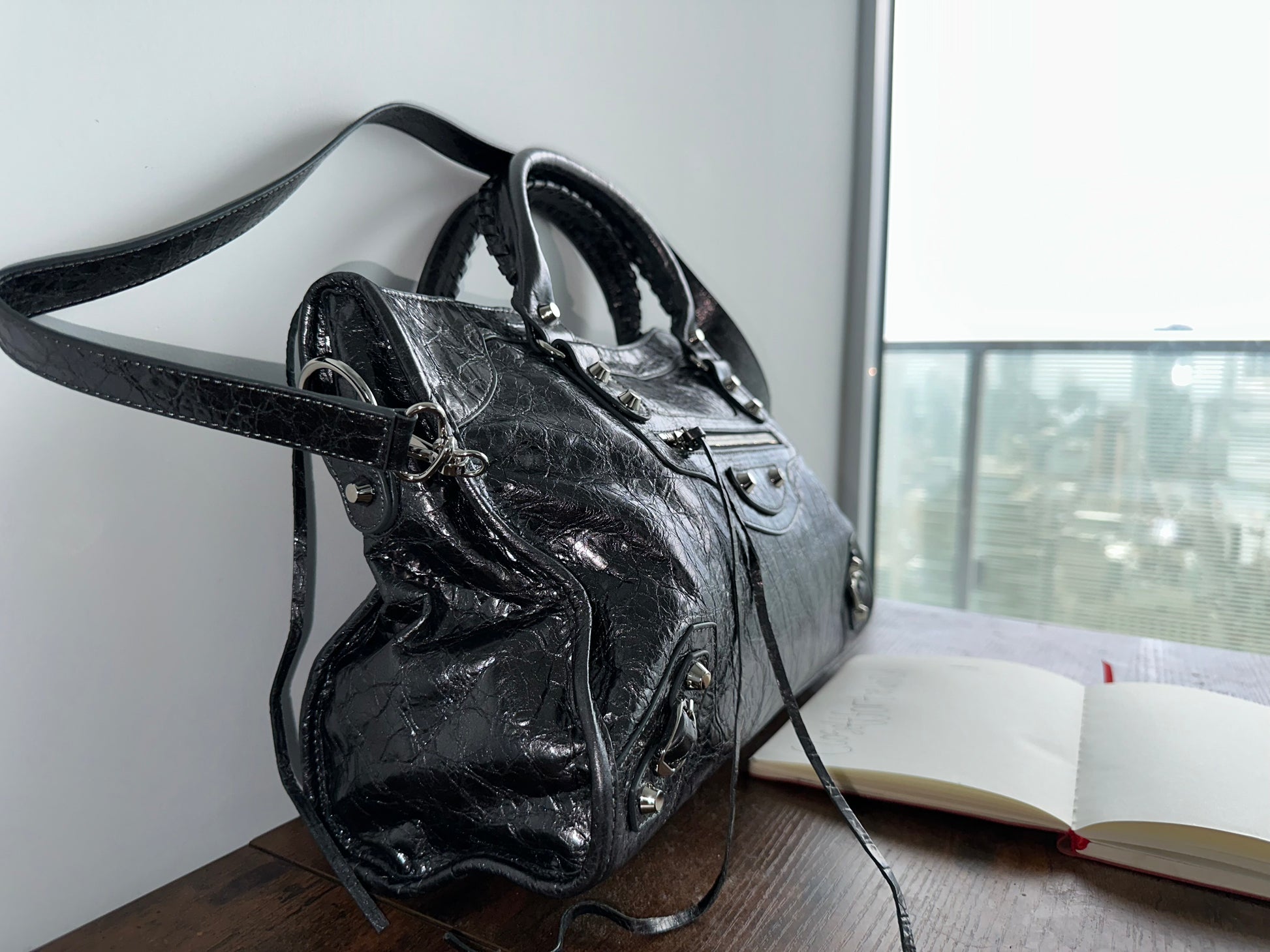 Balenciaga city leather stud bag - Private property 