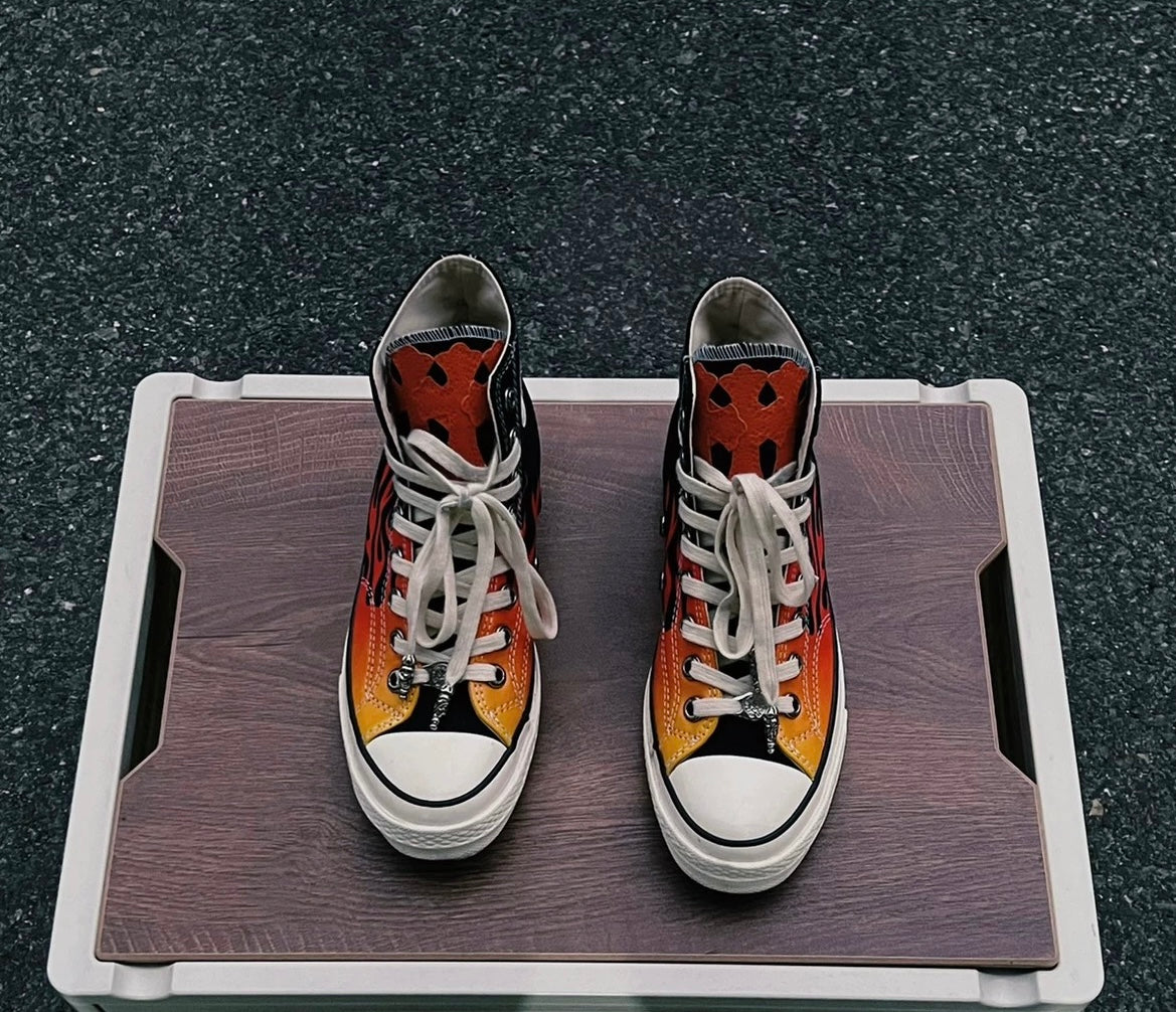 Chrome hearts flaming fire  all stars converse - Private property 