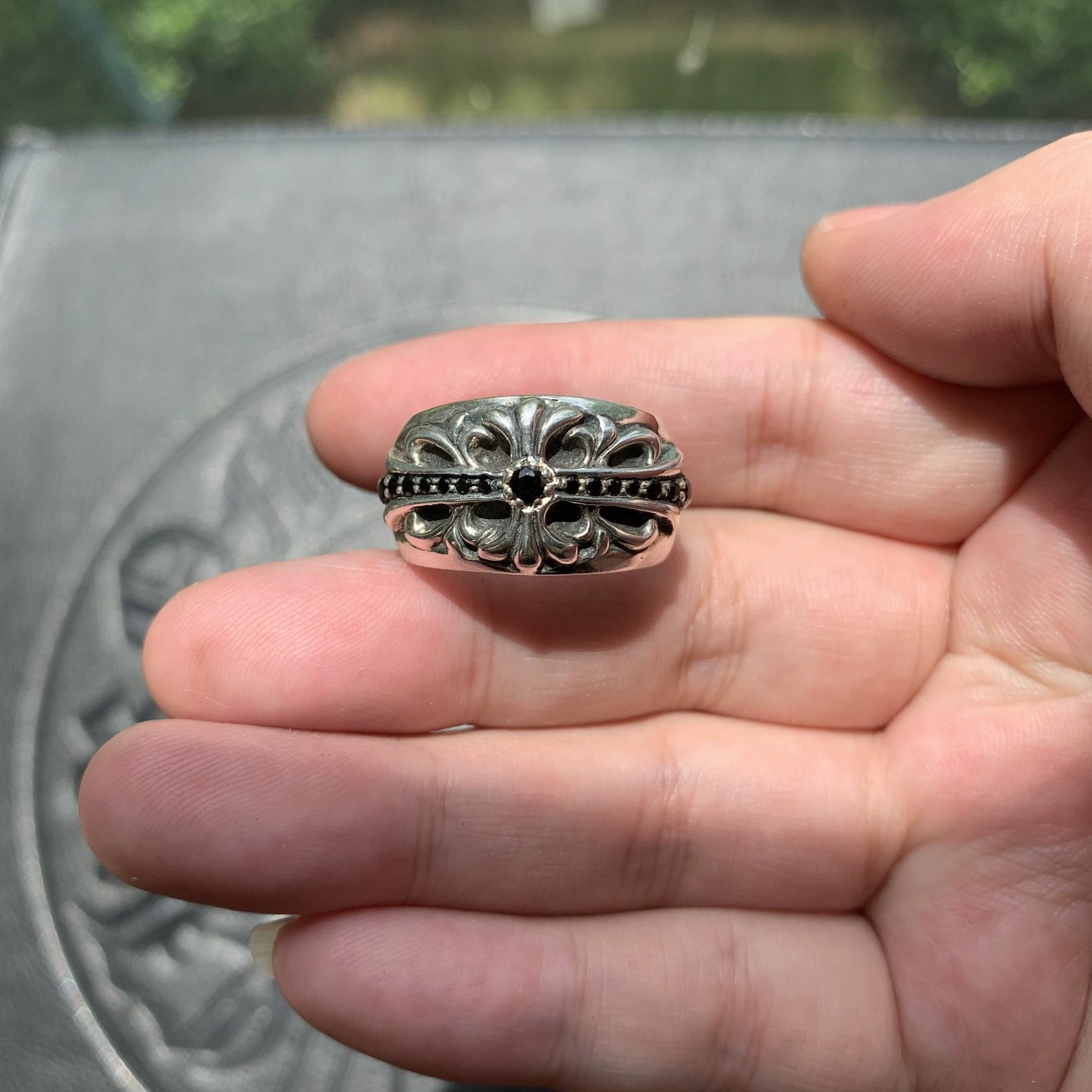 Chrome hearts rings with diamond gemstone - Private property 